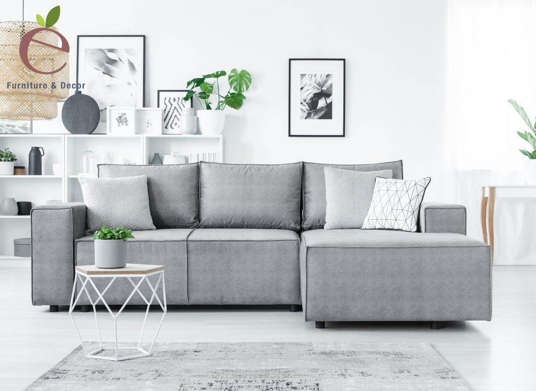 Sofa góc giúp tiết kiệm không gian tối ưu