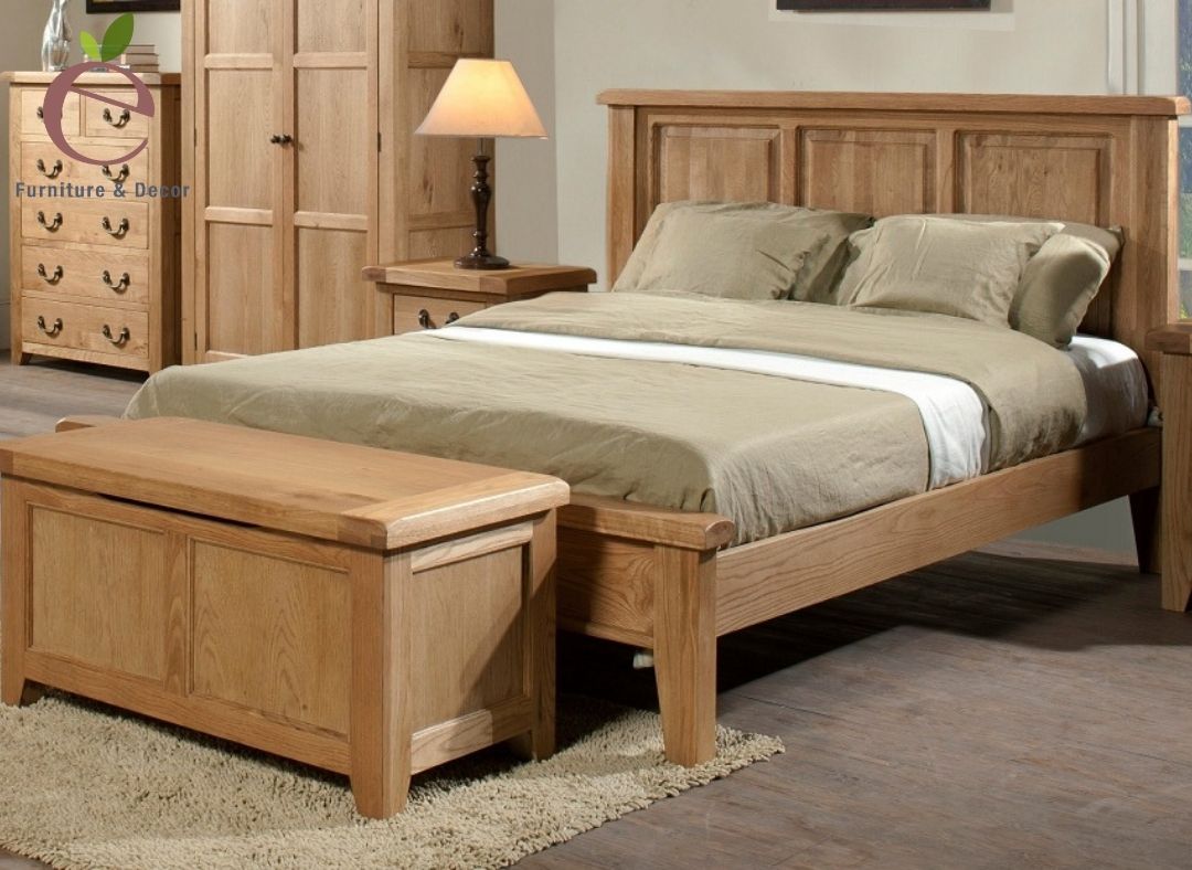 Các mẫu giường gỗ tự nhiên đẹp rất được ưa chuộng bởi ưu điểm nổi bật của chúng