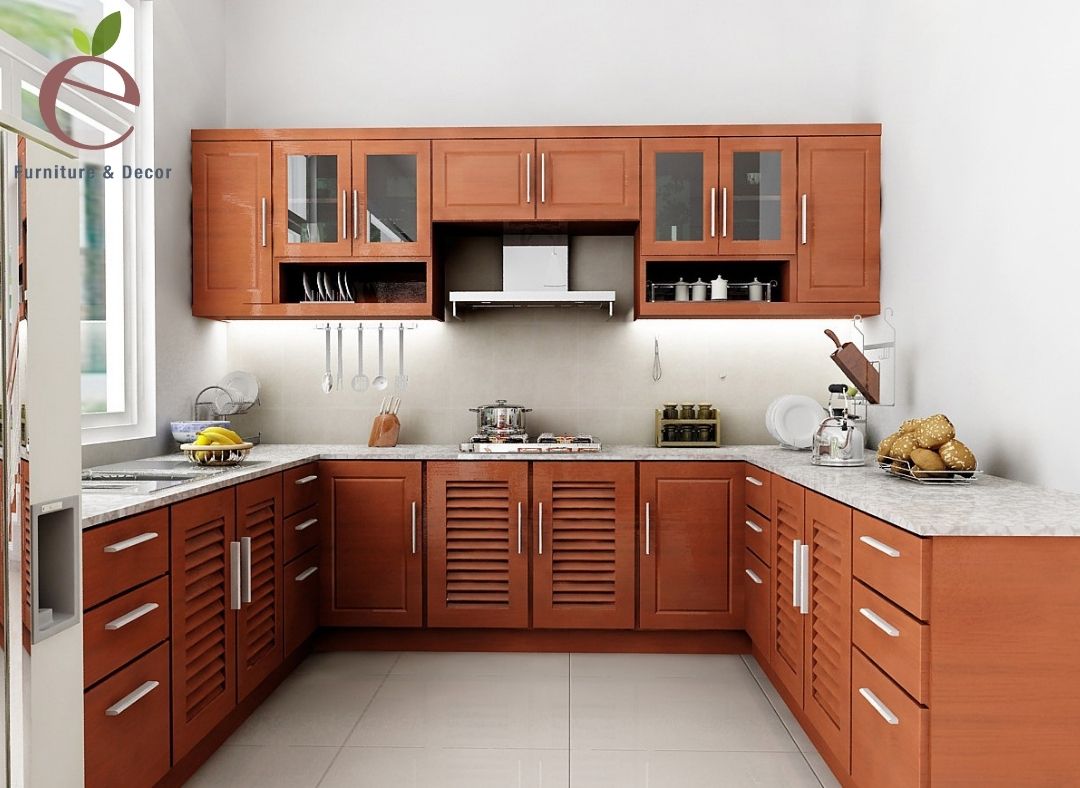 Tủ bếp sang trọng, là vật dụng nội thất lý tưởng cho gian bếp 