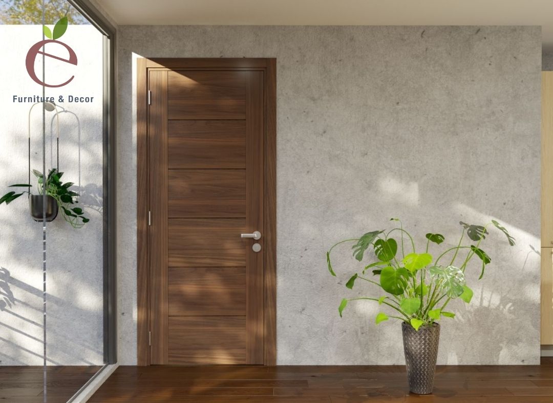 Cửa gỗ laminate bền chắc cho nội thất gia đình 