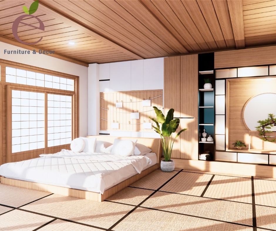 Phòng ngủ pallet gỗ tinh tế